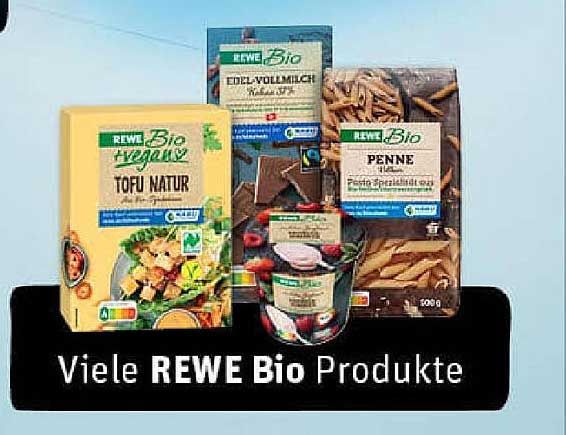 Viele REWE Bio Produkte