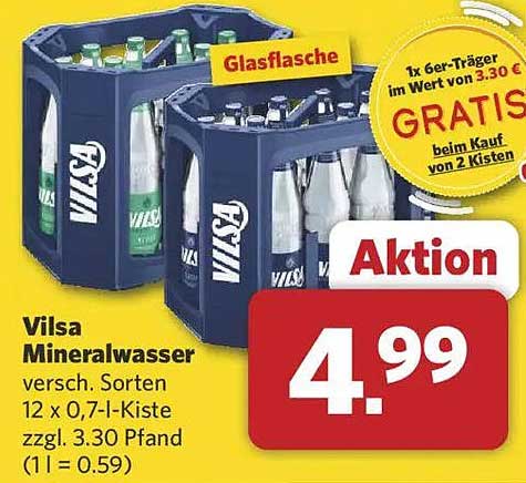 Vilsa Mineralwasser 12 x 0,7l Kiste