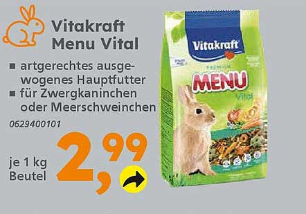 Vitakraft Menu Vital 1 kg Beutel