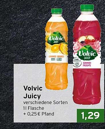 Volvic Juicy - verschiedene Sorten 1l Flasche