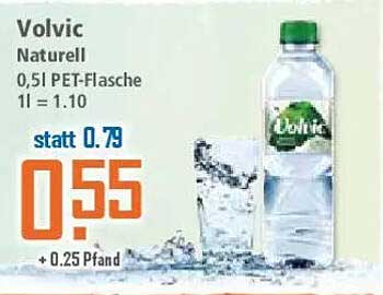 Volvic Naturell 0,5l PET-Flasche