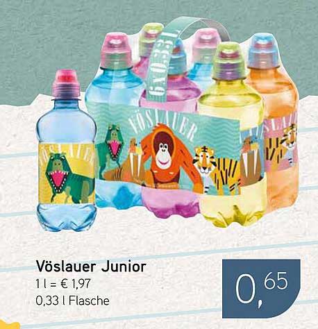 Vöslauer Junior Wasser 6er-Pack - Erfrischung für die Kleinen