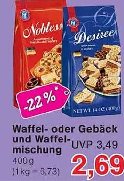 Waffel- oder Gebäckmischung