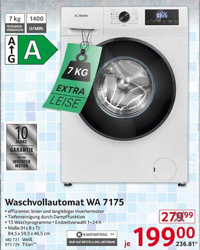 Waschvollautomat WA 7175