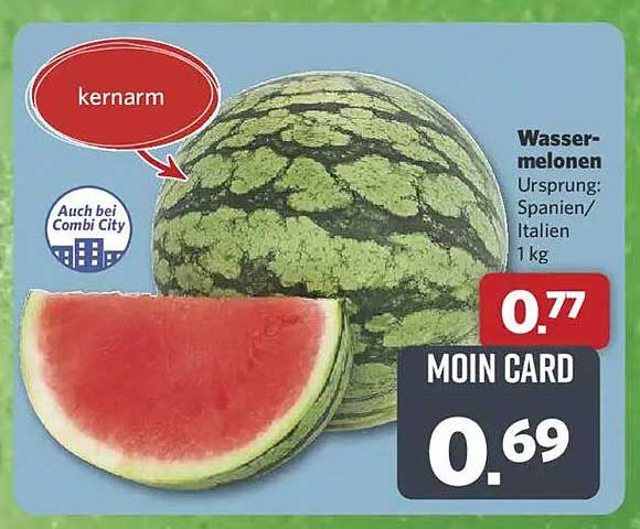 Wassermelonen 1 kg - kernarm