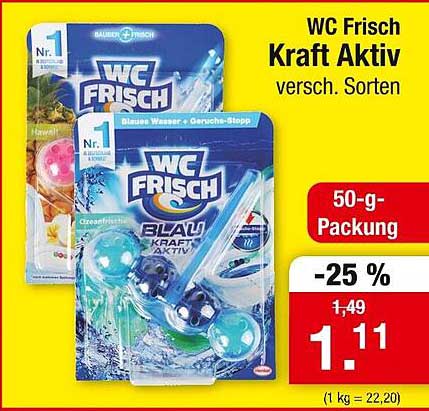 WC Frisch Kraft Aktiv - Verschiedene Sorten
