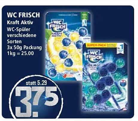 WC FRISCH Kraft Aktiv WC-Spüler verschiedene Sorten