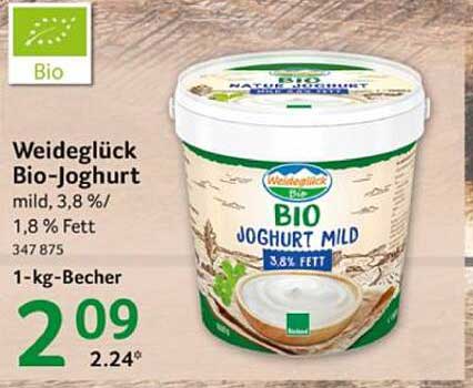 Weideglück Bio-Joghurt Mild 1 kg
