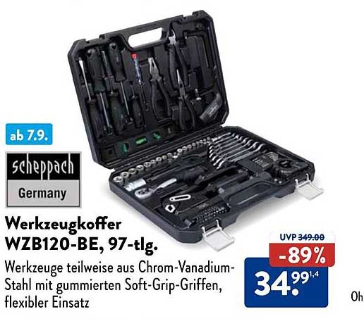 Werkzeugkoffer WZB120-BE, 97-tlg.