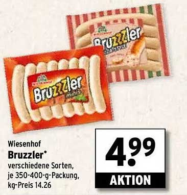 Wiesenhof Bruzzler - verschiedene Sorten, je 350-400-g-Packung