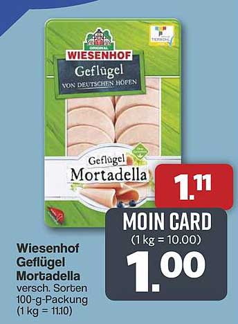 Wiesenhof Geflügel Mortadella verschiedene Sorten - aktuelle Aktion!
