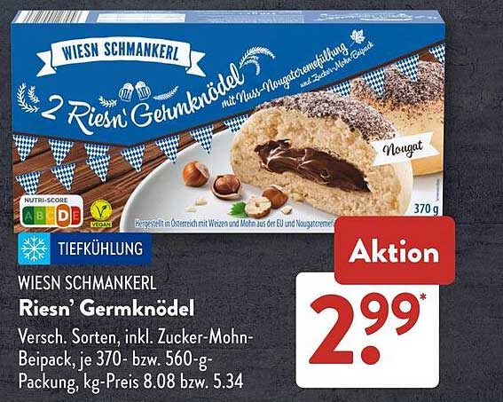 WIESN SCHMANKERL Riesn' Germknödel 370g
