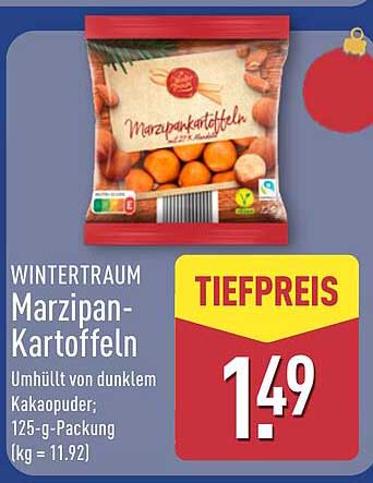 WINTERTRAUM Marzipan-Kartoffeln - 125-g-Packung
