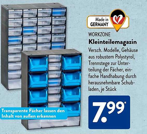 WORKZONE Kleinteilemagazin