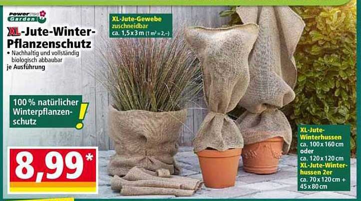 XL-Jute-Winter-Pflanzenschutz