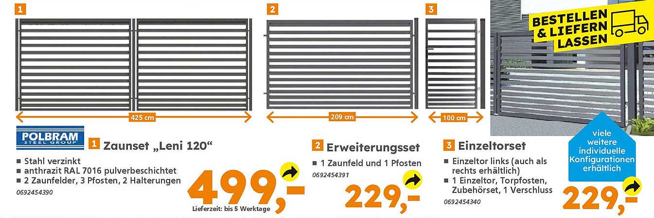 Zaunset „Leni 120“