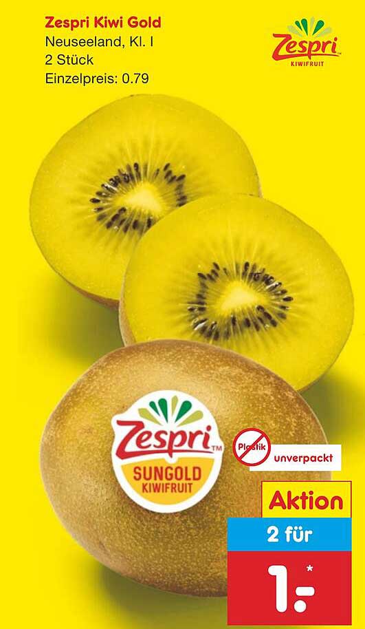 Zespri Kiwi Gold – 2 Stück für nur 1 €