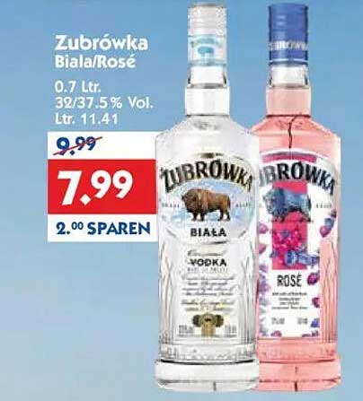 Zubrówka Biała/Rosé 0.7 Ltr.
