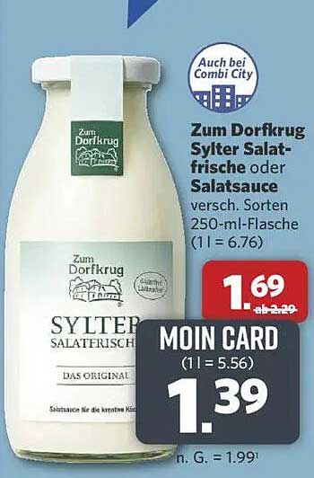 Zum Dorfkrug Sylter Salatfrische oder Salatsauce 250-ml-Flasche