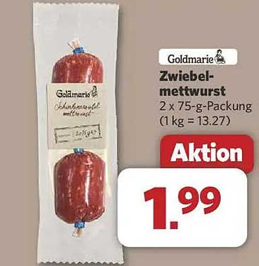 Zwiebelmettwurst 2 x 75-g-Packung