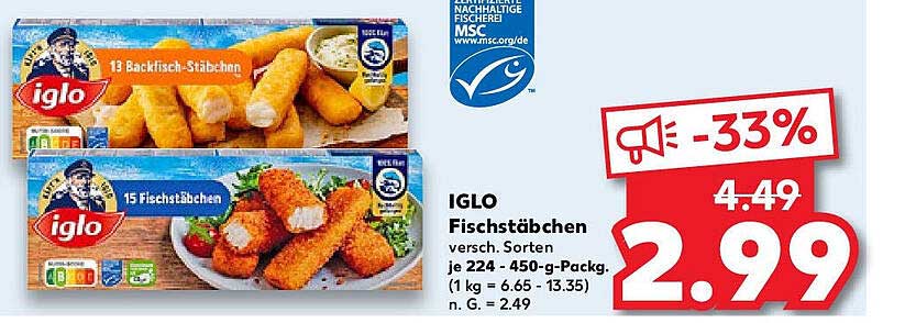 IGLO Fischstäbchen