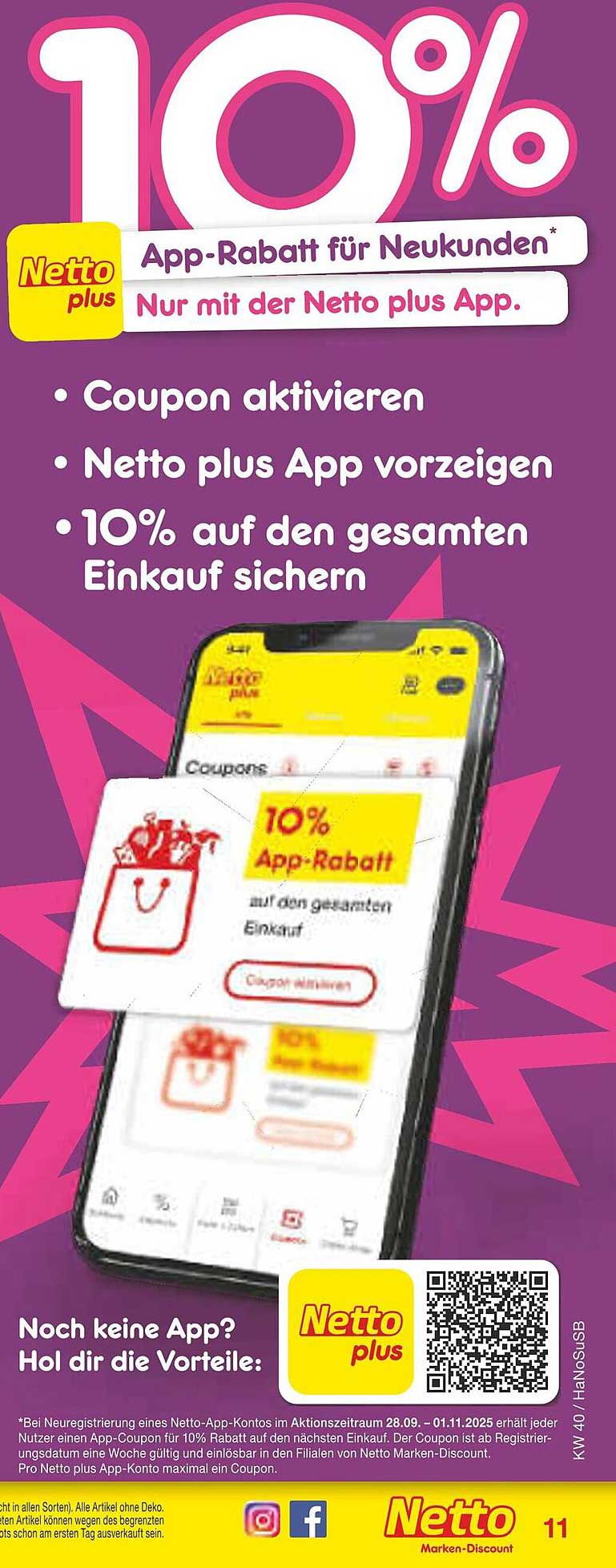 10% App-Rabatt für Neukunden