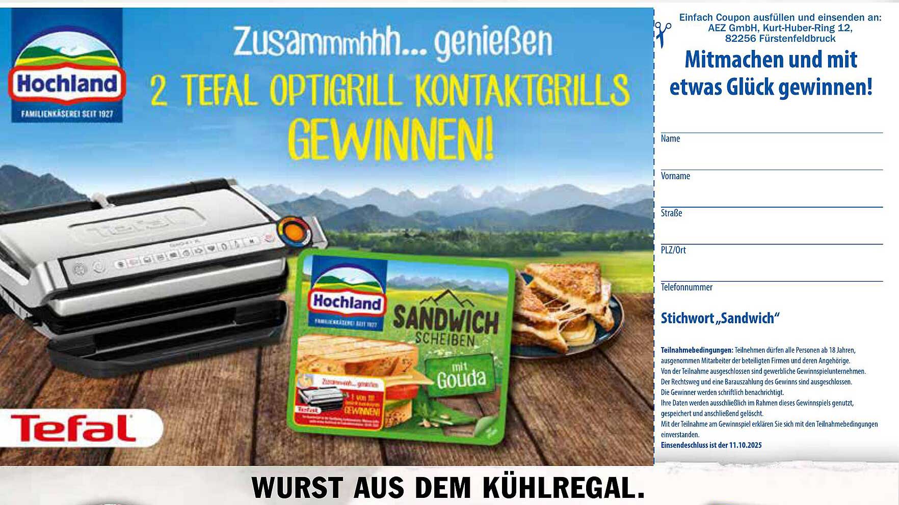 2 Tefal Optigrill Kontaktgrills gewinnen!