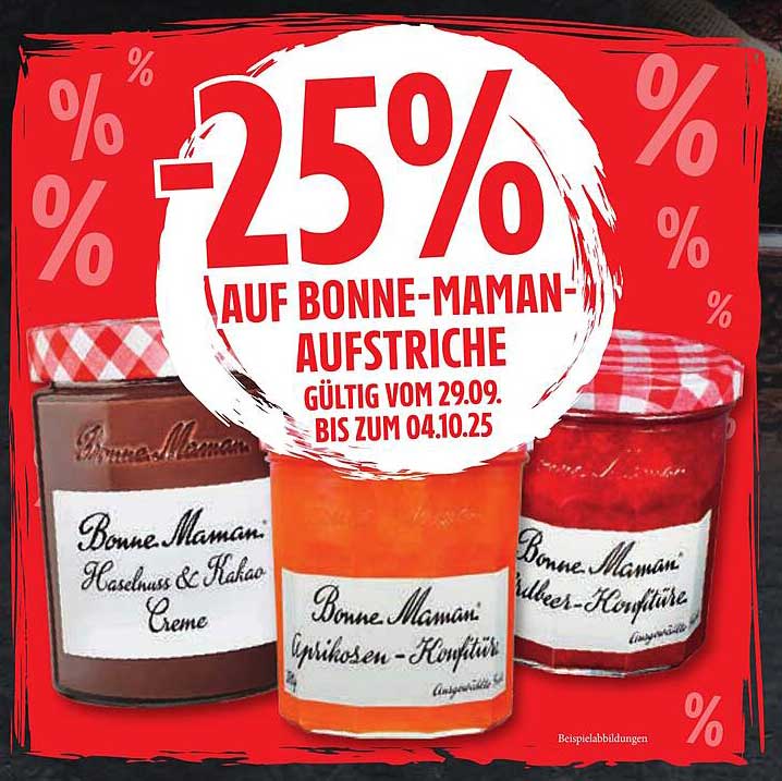 25% Rabatt auf Bonne Maman Aufstriche