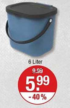 6 Liter Eimer mit Deckel
