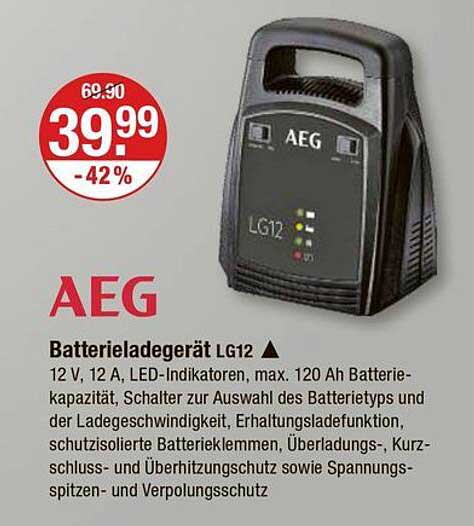 AEG Batterieladegerät LG12