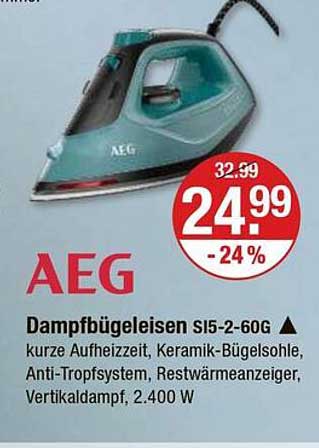 AEG Dampfbügeleisen SI5-2-60G