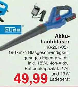 Akku-Laubbläser »18-201-05«