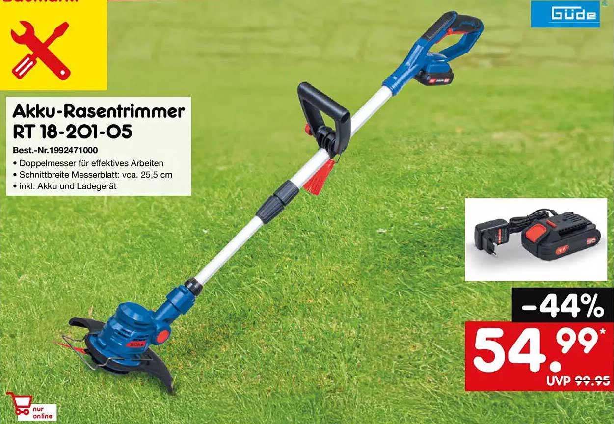 Akku-Rasentrimmer RT 18-201-05