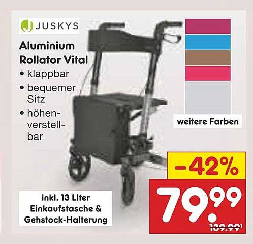 Aluminium Rollator Vital