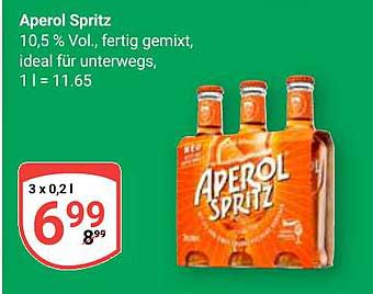 Aperol Spritz 3 x 0,2 l