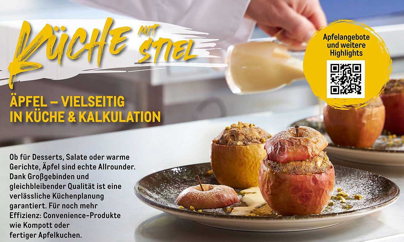 Äpfel – Vielseitig in Küche & Kalkulation