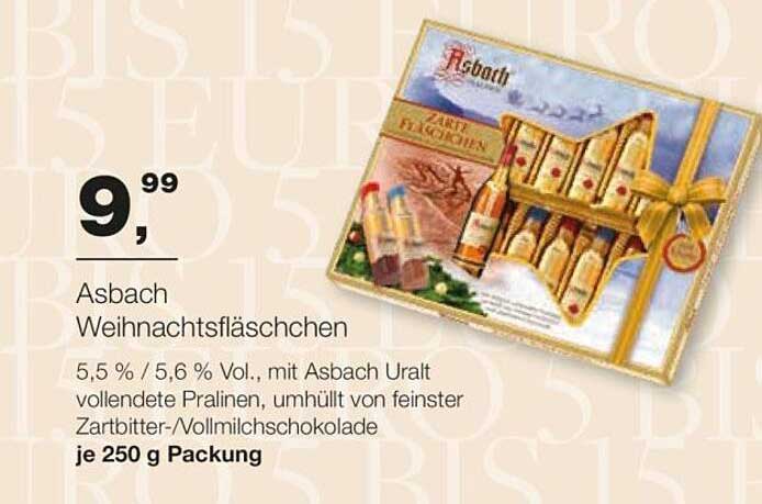 Asbach Weihnachtsfläschchen