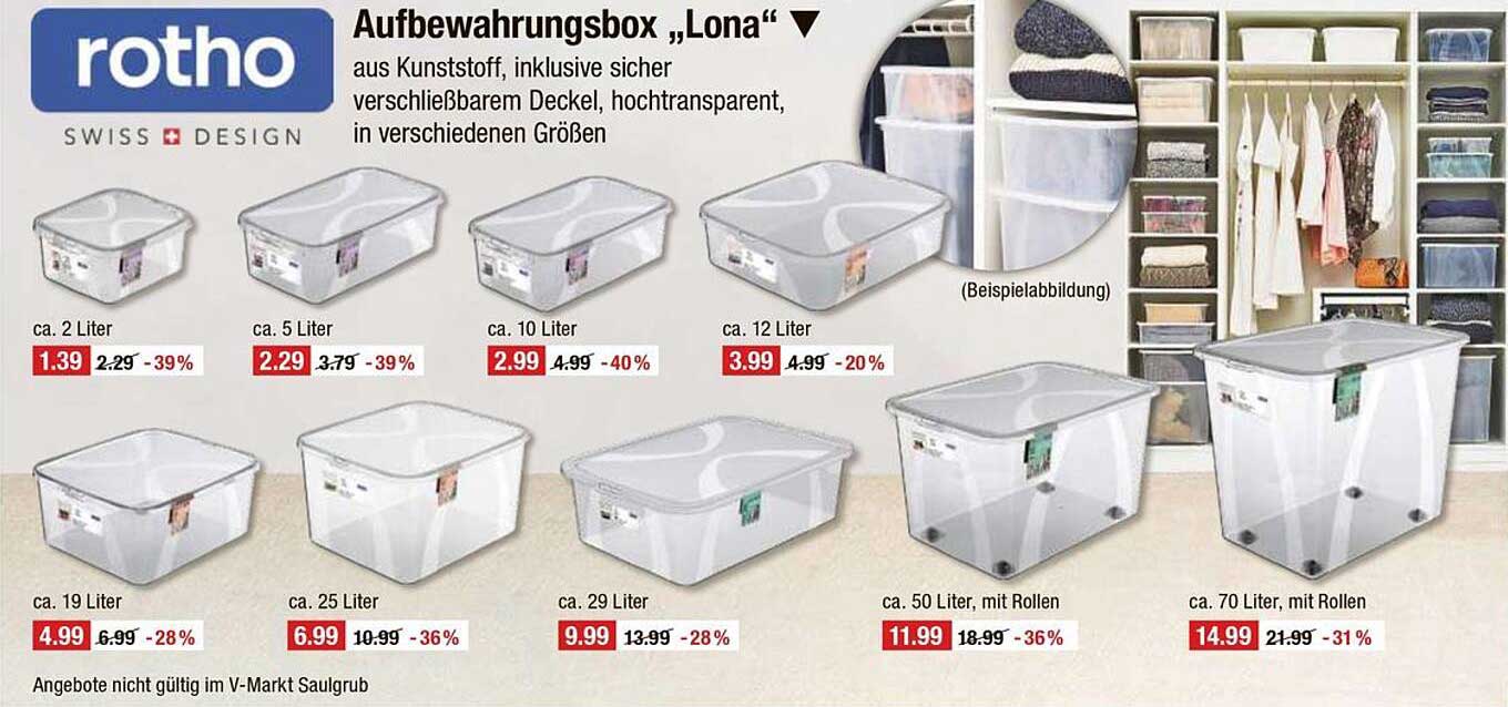 Aufbewahrungsbox "Lona" von rotho