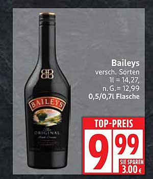 Baileys verschiedene Sorten 0,5/0,7 l Flasche
