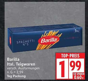 Barilla Ital. Teigwaren 1kg