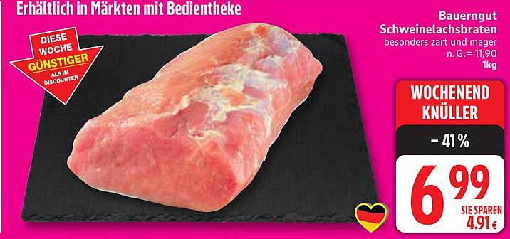 BauernGut SchweineLachsbraten – besonders zart und mager