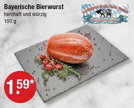 Bayerische Bierwurst - herzhafte Delikatesse