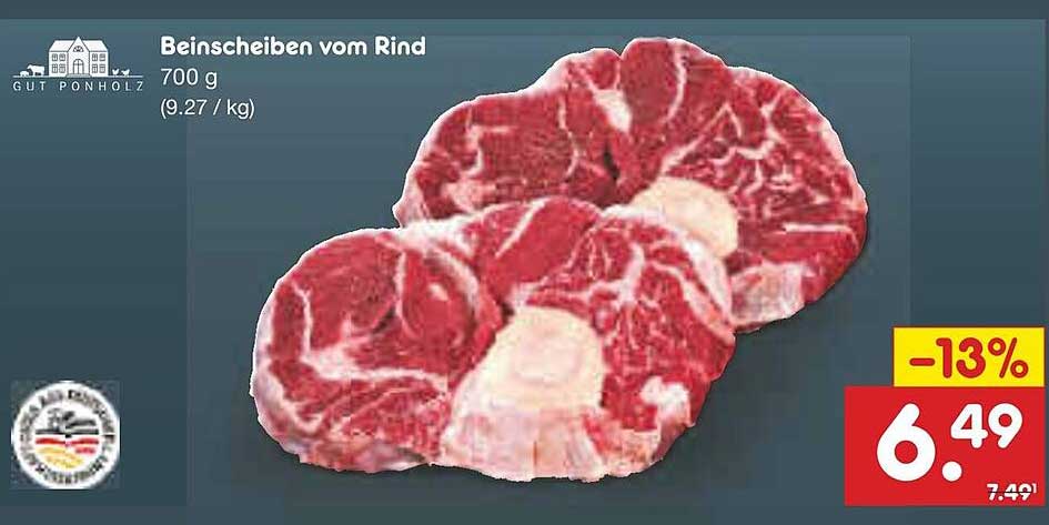 Beinscheiben vom Rind