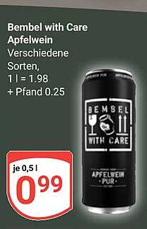 Bembel with Care Apfelwein - Verschiedene Sorten
