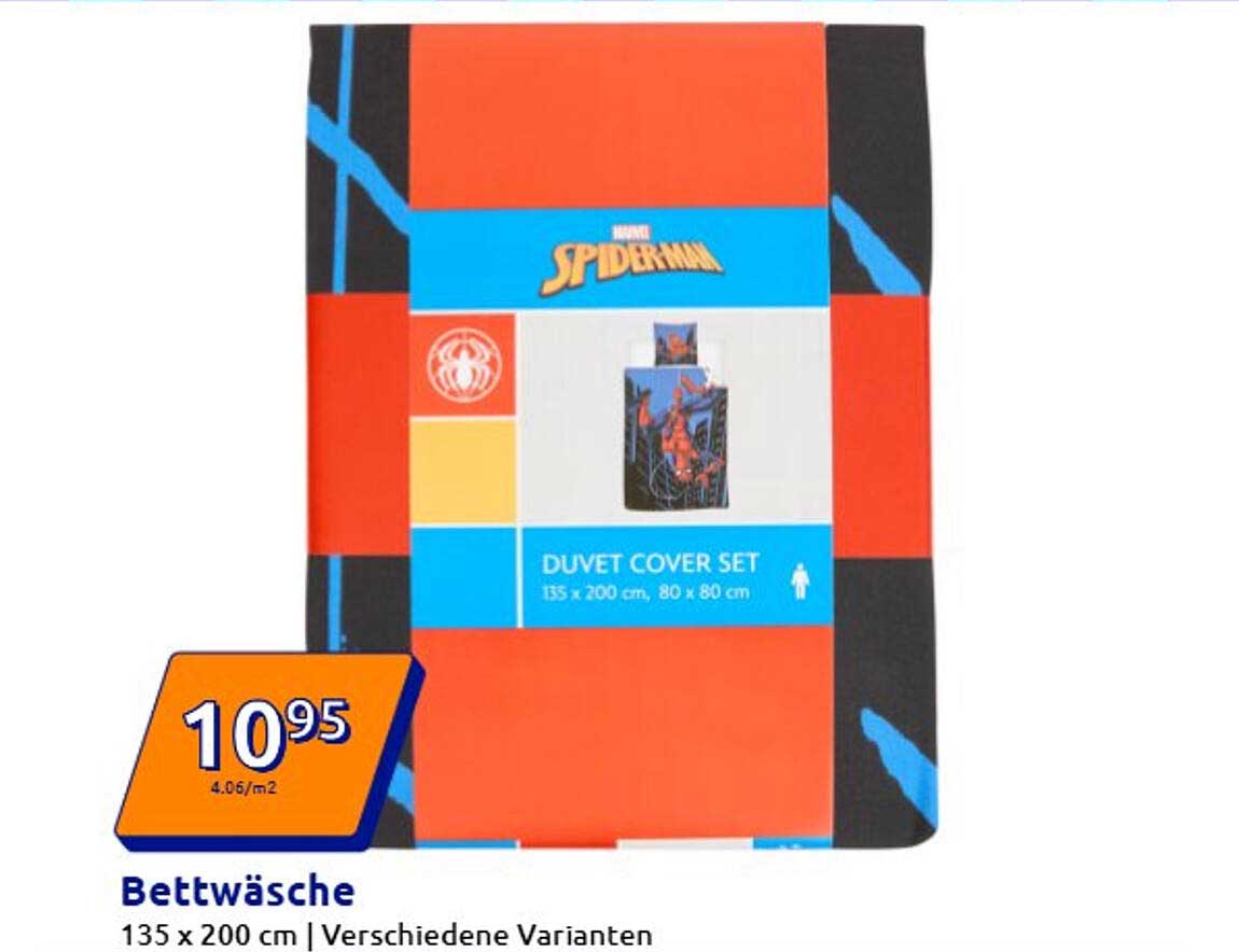 Bettwäsche Set Marvel Spider-Man 135 x 200 cm