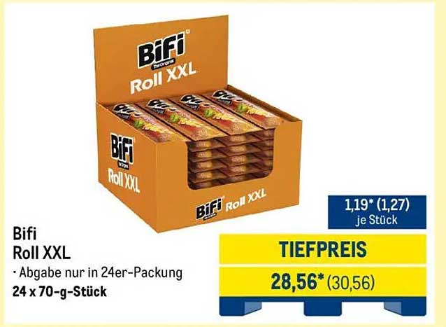 Bifi Roll XXL - 24 x 70-g Stück