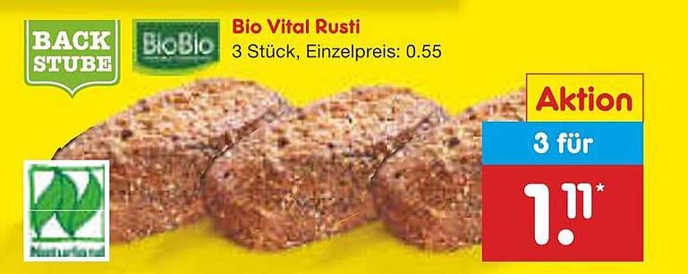 Bio Vital Rusti - 3 Stück für nur 1,11 €