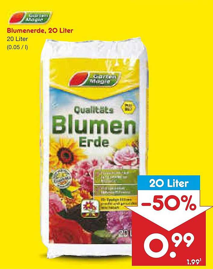 Blumenerde, 20 Liter