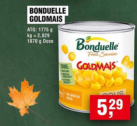 BONDUELLE GOLDMAIS 1870 g Dose