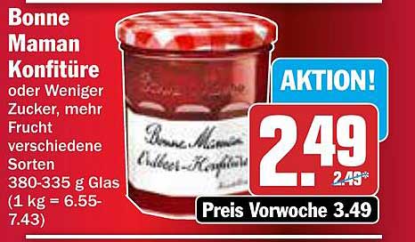 Bonne Maman Konfitüre - Verschiedene Sorten im Angebot!